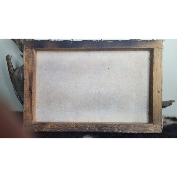 VTG MCM original signed art Idyllic Rustic Cottage Rural Ethnic Boho Eclectic. - Picture 2 of 11